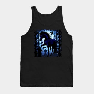 Unicorn Black Magic, Dark Side Demonic Fantasy Creature Tank Top